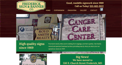 Desktop Screenshot of fredericksignandbanner.com